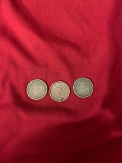 Mexico 10 centavos 3 coins