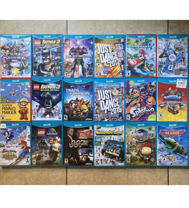 Wii U Games For Sale! Great Working Condition!