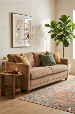 Corduroy sofa bed Delivery available