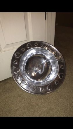 Polished pewter bowl by Holland Boone