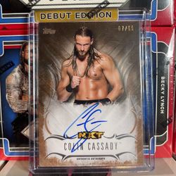 WWE Big Cass Colin Cassady Card Autograph 