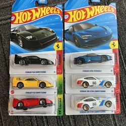 Hot Wheels Ferrari Bundle – Brand New | 6 Cars