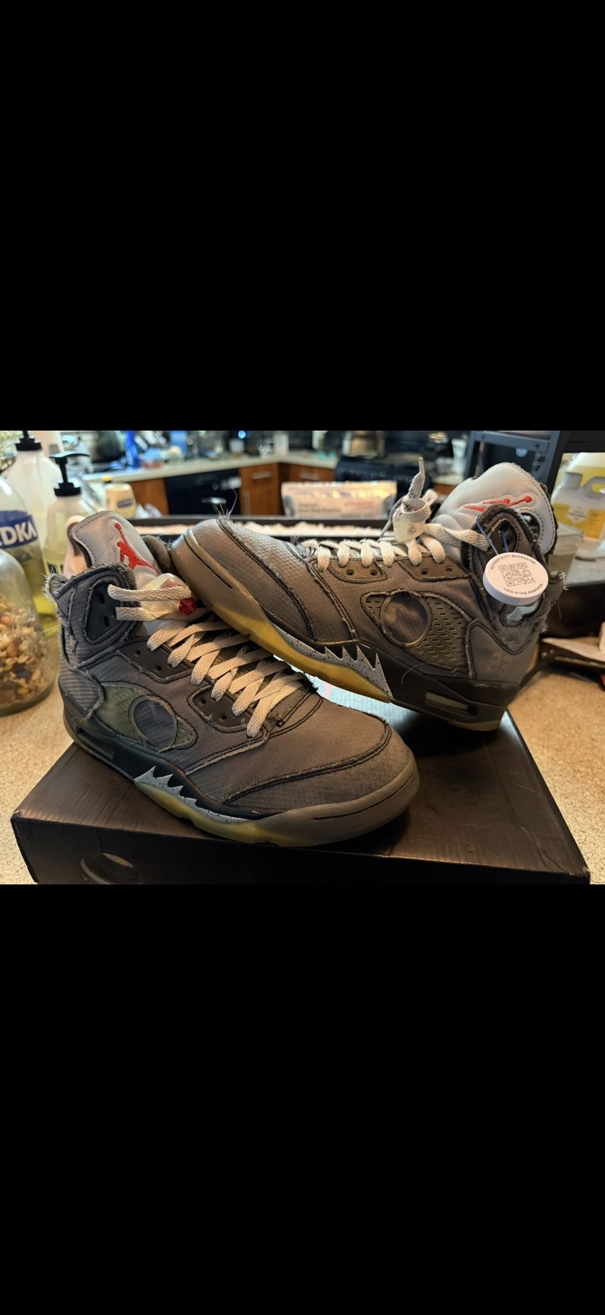 Off White Air Jordan 5 Muslin Size 9