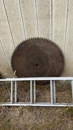 Vintage saw mill blade