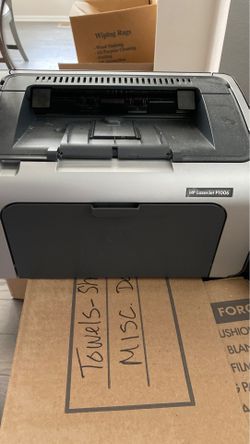 HP printer with cords and extra Ink