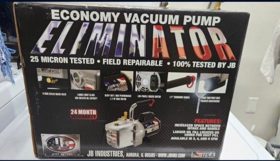 CFM VACUUM PUMP R410a, R22,hvac, Heat Pump
