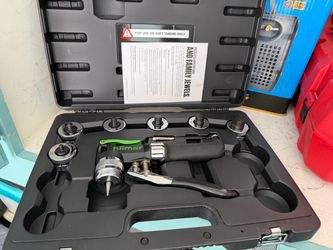 Hilmor Compact Swage Tool Kit with 6 Expander Heads 3/8"-1-1/8"