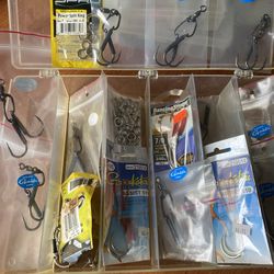 New fishing hooks and rings