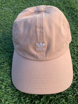 Adidas Originals Women's Pearl Pink Relaxed Mini Logo Adjustable Baseball Cap