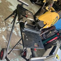 DeWalt 14” chopsaw with stand model DW871 pick up only