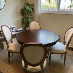 Dining Room Set 4 Chairs And Table 