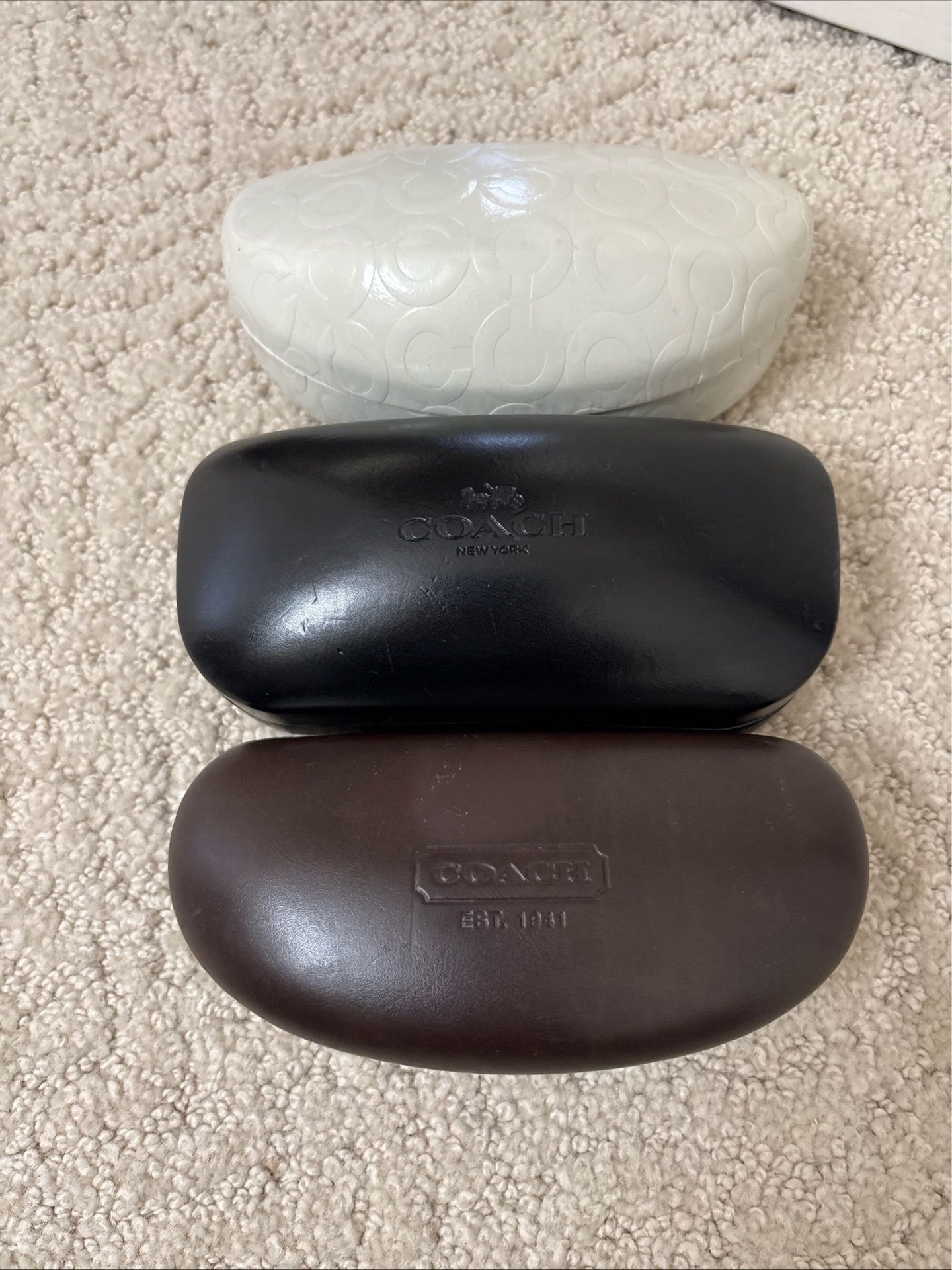 Lot of 3 Coach Hardshell Cases