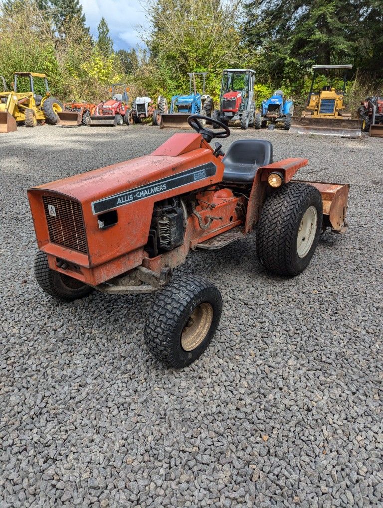 Allis Chalmers 620 Garden Tractor With Rototiller