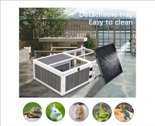 Wooden Tortoise/ reptile  House Pet Habitat