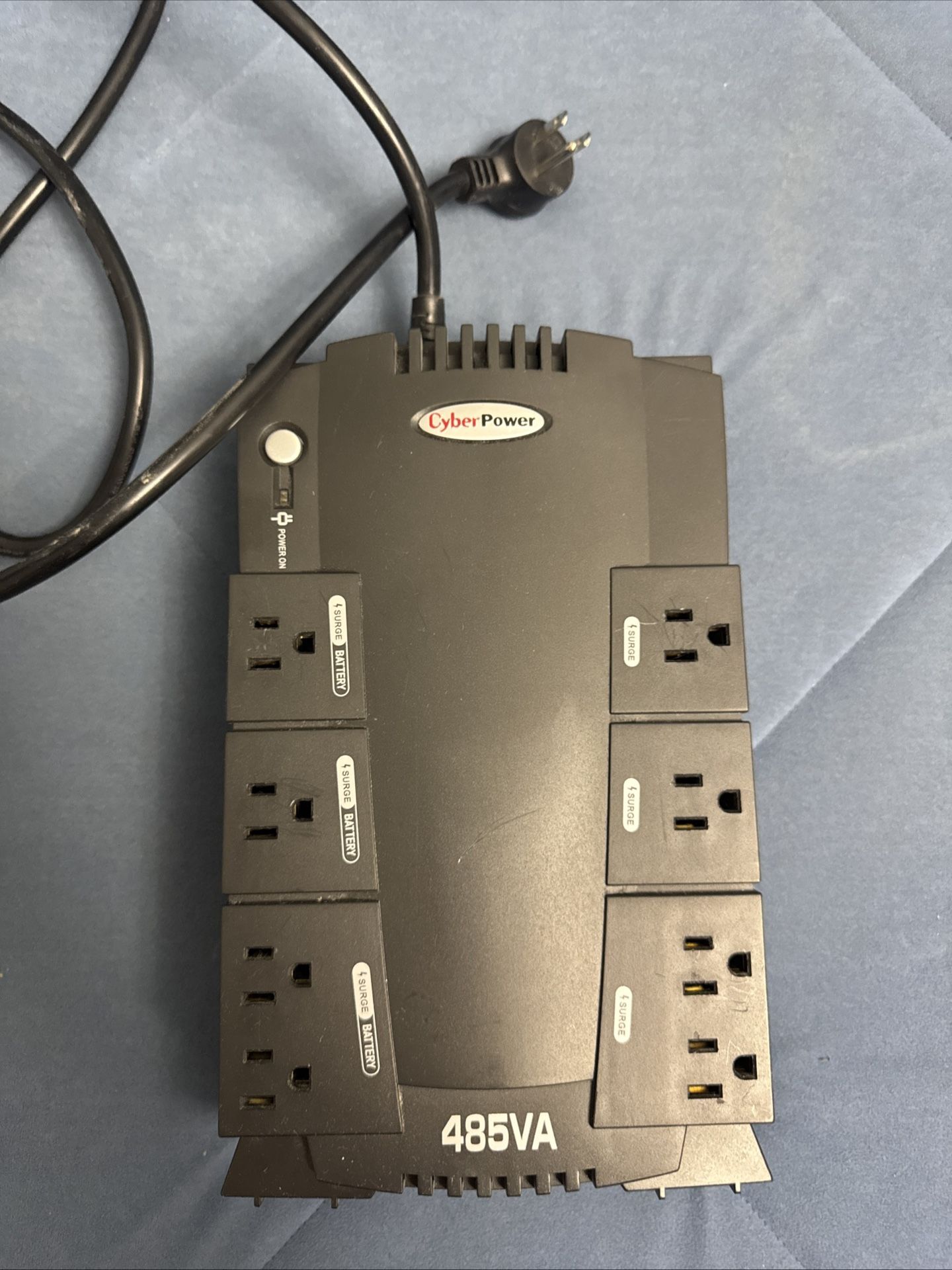 Cyber Power 485VA Battery Backup Power Surge Protector with BATTERY