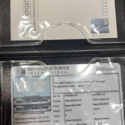 1ct Princess Cut Si Diamonds 