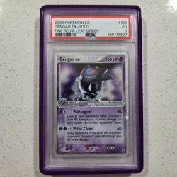 Gengar Ex Fire Red & Leaf Green PSA 10