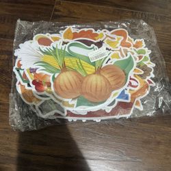 9 Pcs Fall Pumpkin Yard Signs Thanksgiving Lawn Decorations with Stakes Fall ...