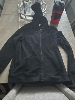 Nike LeBron James Black Zip-Up Hoodie