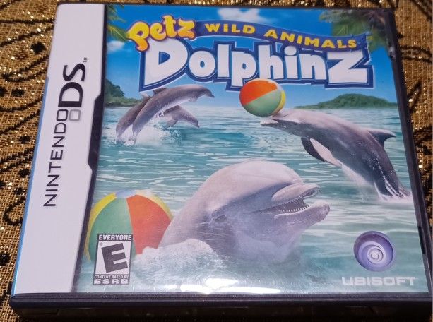 Nintendo DS Video Game Dolphinz Petz Wild Animals