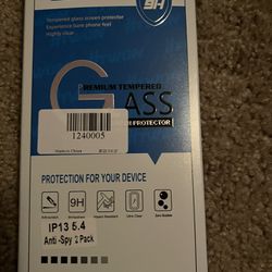 iPhone 13 5.4 Anti Spy Tempered Glass 2x 