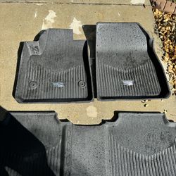 All Weather Floor Mats For A 2021 And 2022 Cadillac XT6 
