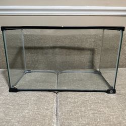 10 Gallon Rectangular Glass Aquarium/Fish Tank/ Reptile Cage 