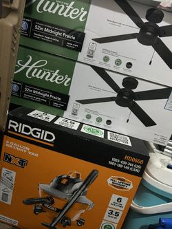 Hunter 52” Midnight Prairie Ceiling Fan