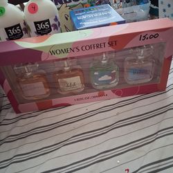 4 piece set perfumes