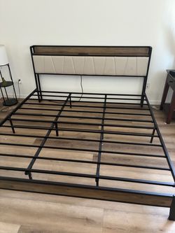 King bed frame