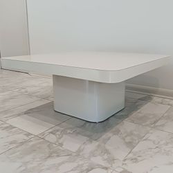 1970s MCM Laminate Coffee Table 36” x 36”