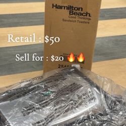 Hamilton Beach Sandwich Maker / Panini Press – New