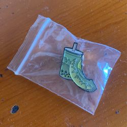 Honeydew Boba Detachable Button