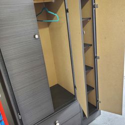 New Large Jumbo Wardrobe Closet With 2 Drawers & Many Shelving Available In Other Colors 