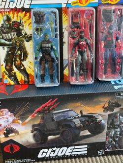 GI Joe action figure lot w/Jeep