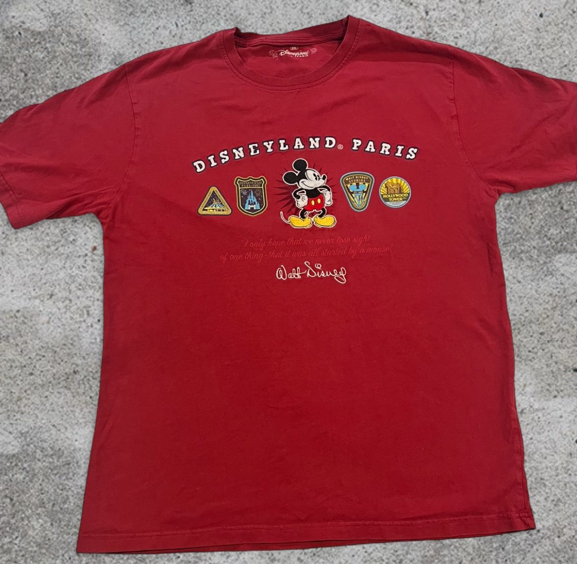 Vintage Embroidered Mickey Mouse Shirt