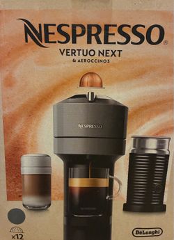 Nespresso Vertuo Next Coffee and Espresso Maker by DeLonghi Gray: Compatible with Vertuo Line