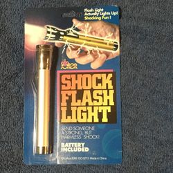 Shock Flashlight Joke Item Random Color Shipped