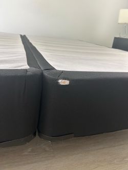 King size bed and spring box
