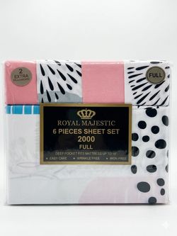 Royal Majestic 6-Piece Full Sheet Set
