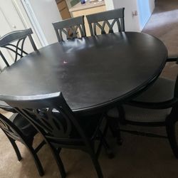 dining table and chairs