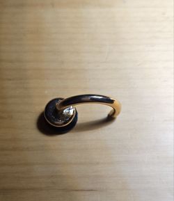 Gold Hoop Jibbitz Croc Charm