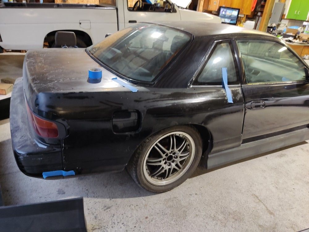 B-Magic S13 Coupe +50 Rear overfenders