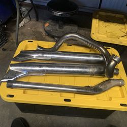 Panhead True Dual exhaust 