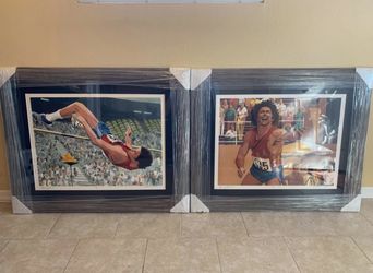 🏅 RARE — Dual-Signed Bruce as Jenner Olympic Lithographs | Artist Proof | Framed | $600 (OBO)