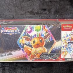 Pokemon Scarlet & Violet Prismatic Evolutions Surprise Box & Booster Bundle Pack NEW