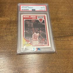 Chicago Bulls Michael Jordan Mint 8 1989 Fleer #21