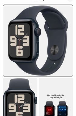 Apple Watch SE (2022) 2nd Gen 44mm A2727 (GPS + Cellular) Midnight