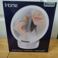 iHome Portable Mirror+Speaker