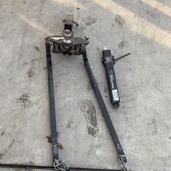 Trailer hitch and sway bars